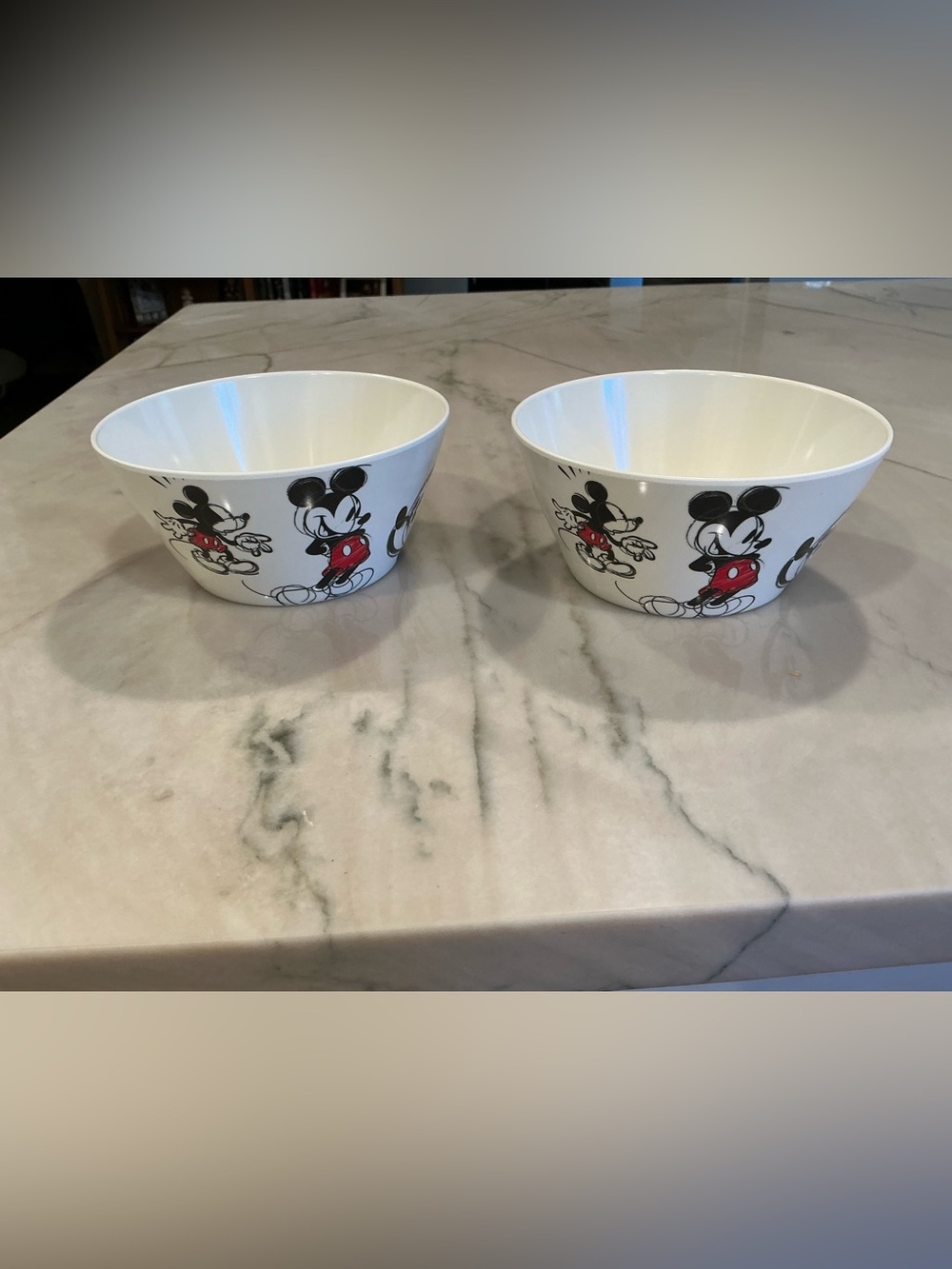 Zak Mickey Mouse Melamine Sketch Bowls